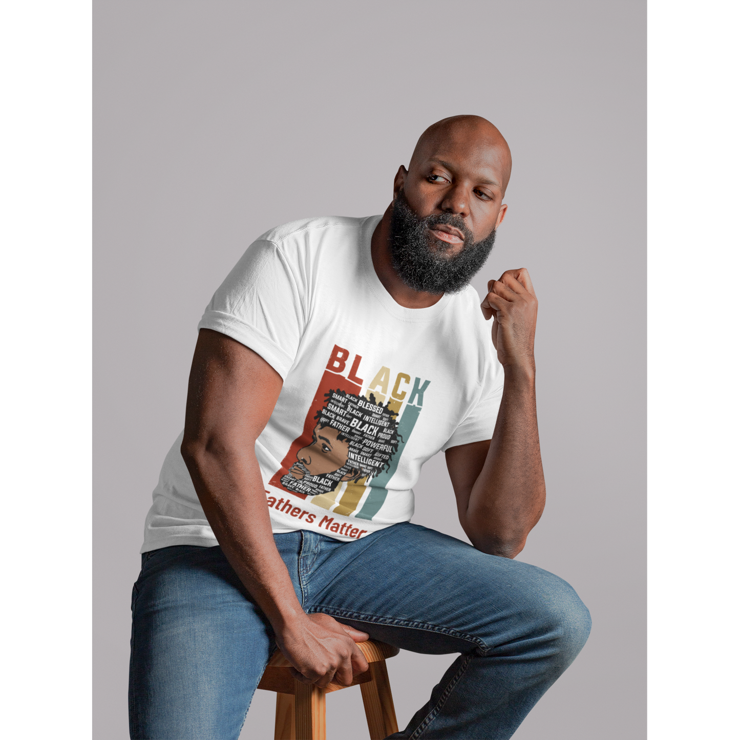 Black Fathers Matter - Father's Day T-shirt
