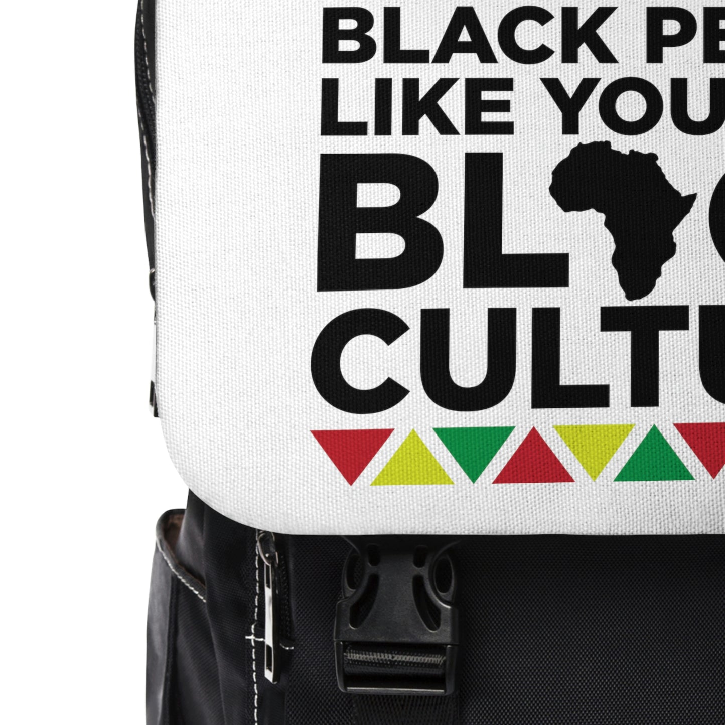 Love Black People💚 Love Black Culture💛 Shoulder Backpack💓