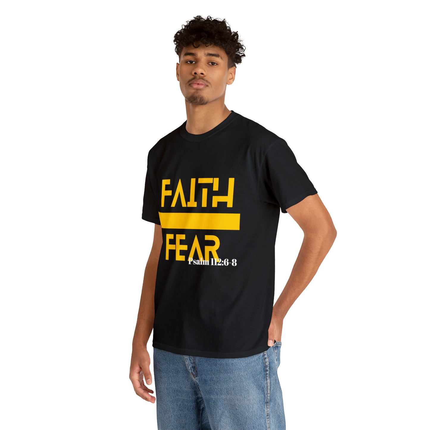 Faith Over Fear - Unisex Heavy Cotton Tee