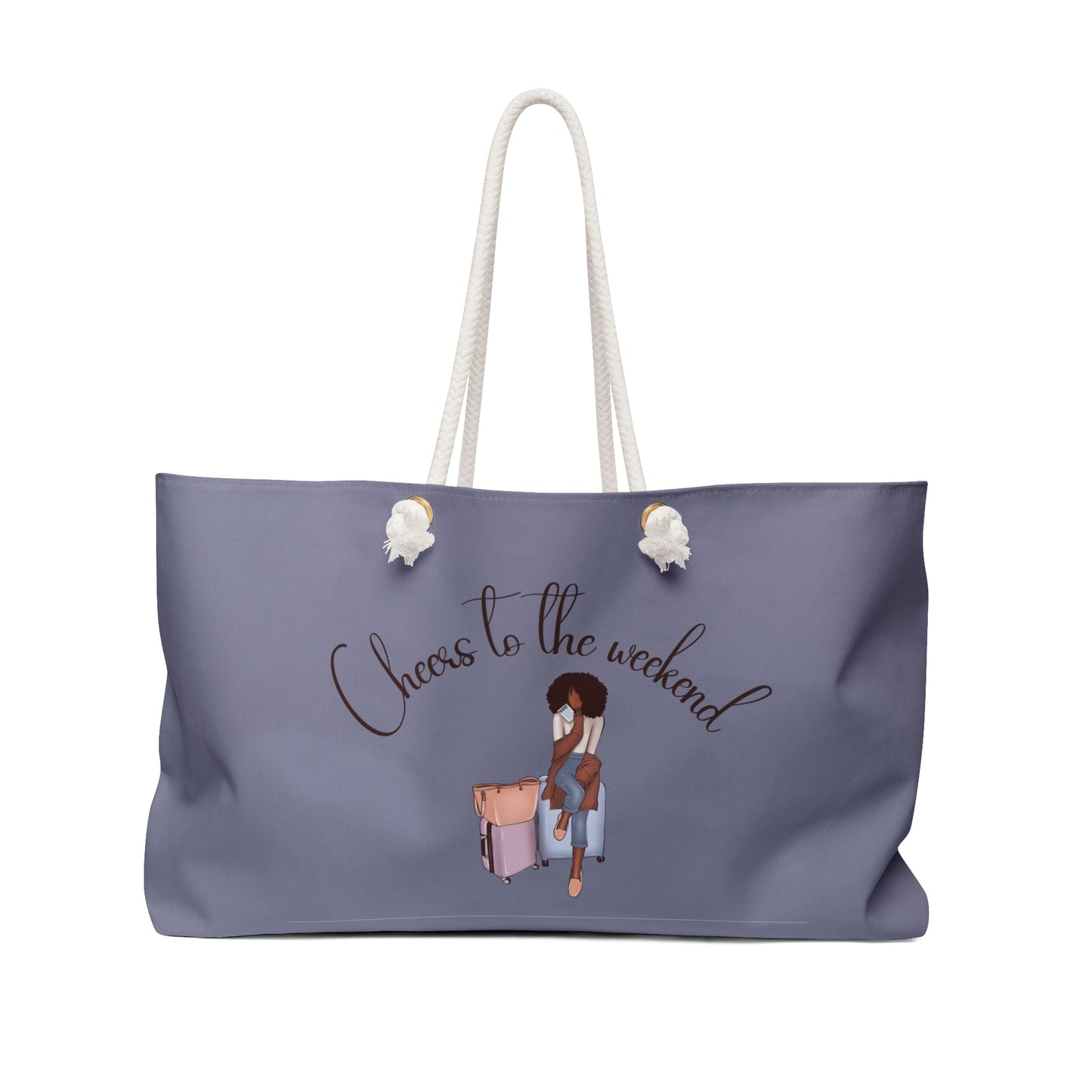 Cheers to the Weekend Tote and Travel Bag