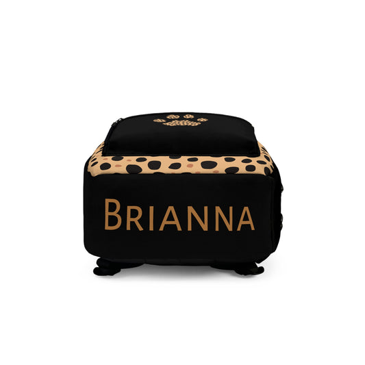 Cheetah Print Bookbag-Backpack (Customizable)