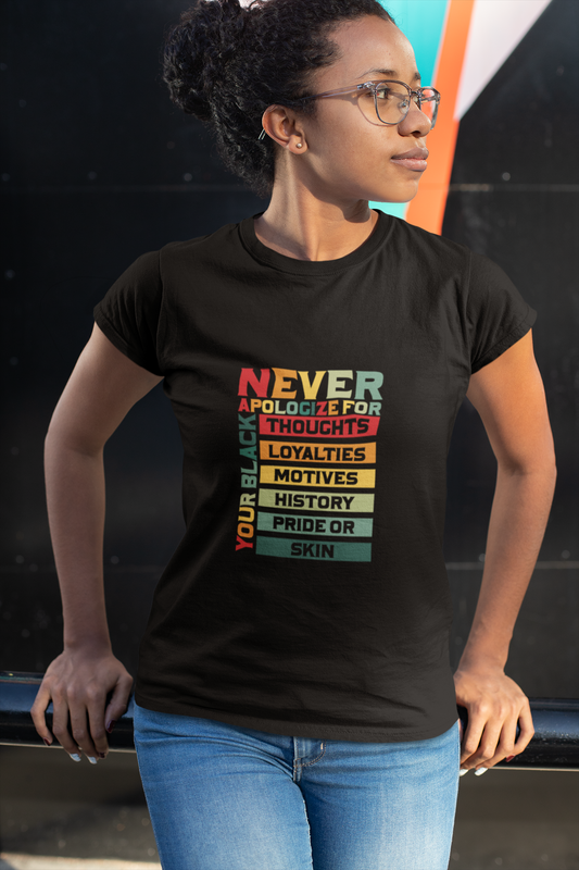 Never Apologize Unisex Tshirt