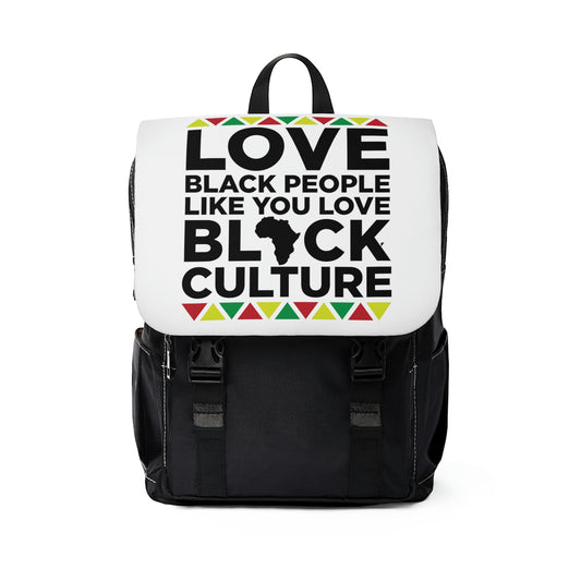 Love Black People💚 Love Black Culture💛 Shoulder Backpack💓